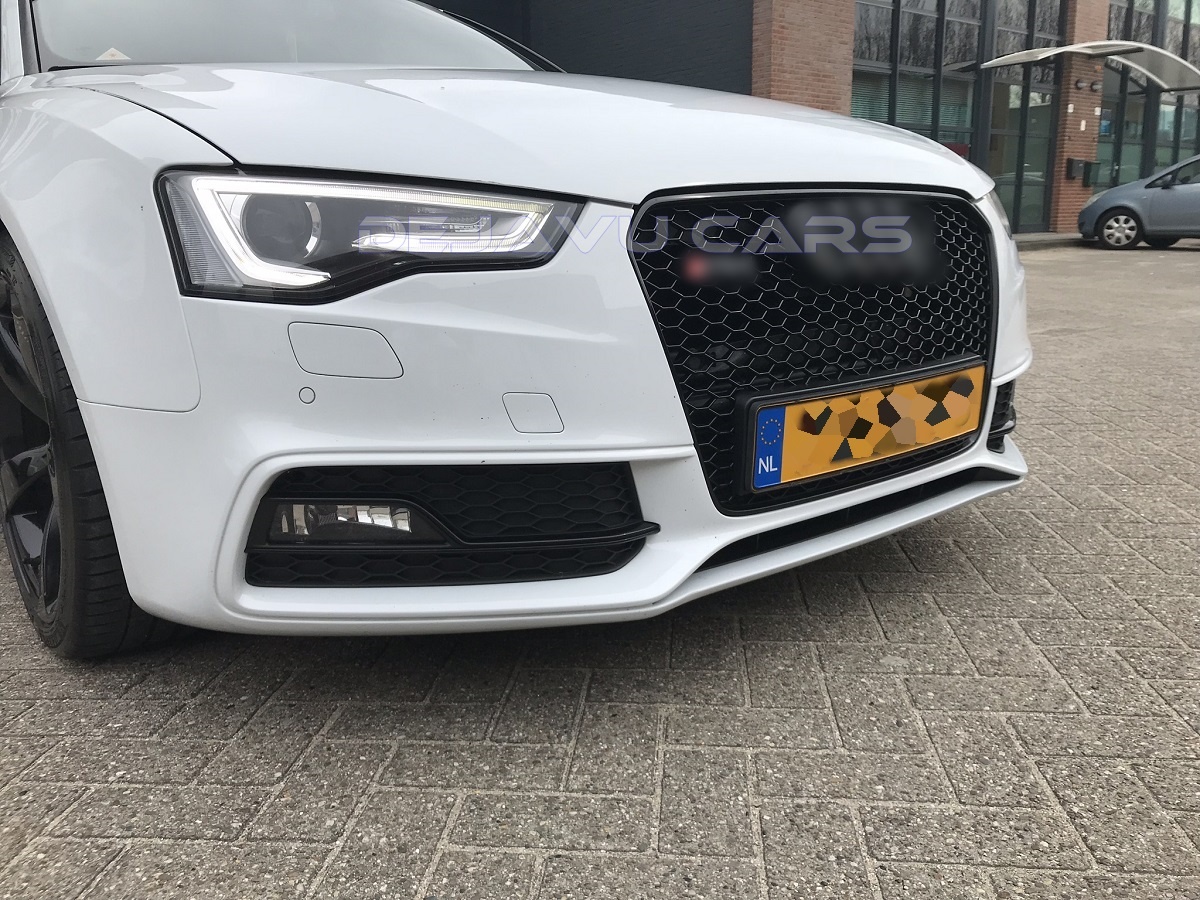 RS5 Look Front Grill Black Edition for Audi A5 B8 