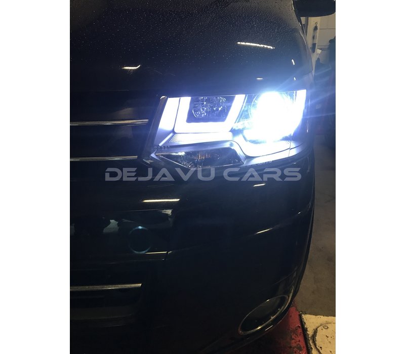 U-LED Xenon Look Headlights for Volkswagen Transporter T5