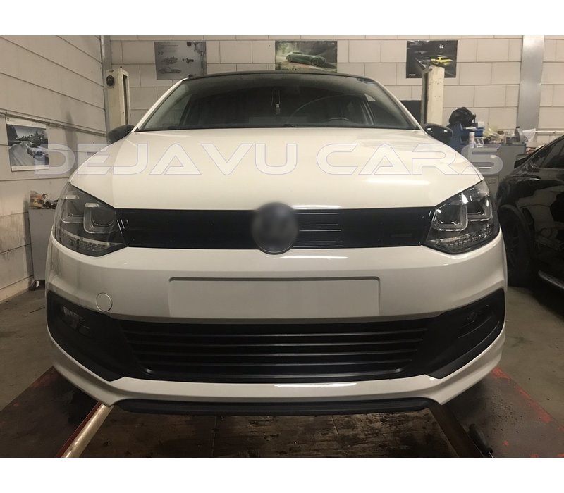 R Line Look Front bumper for Volkswagen Polo 6R / 6C - WWW.DEJAVUCARS.EU