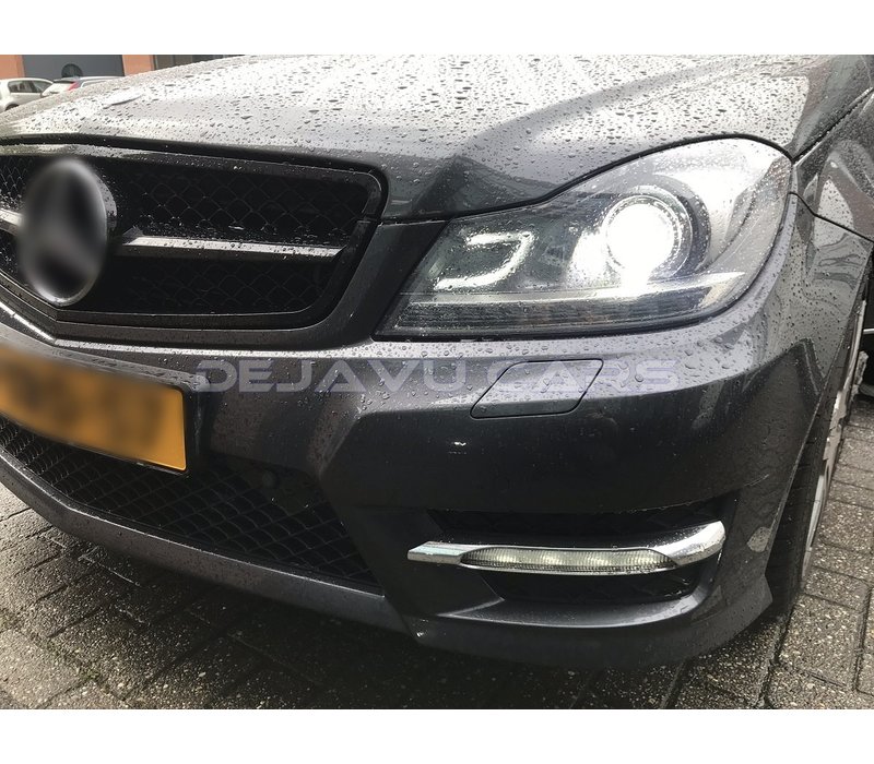 Bi Xenon Look LED Koplampen voor Mercedes Benz C-Klasse W204 Facelift