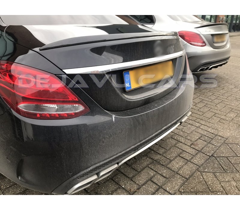 C63S AMG Look Heckspoiler für Mercedes Benz C Klasse W205 Limousine