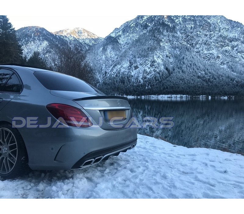 AMG Look Tailgate spoiler for Mercedes Benz C Class W205 Sedan