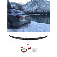 AMG Look Tailgate spoiler for Mercedes Benz C Class W205 Sedan