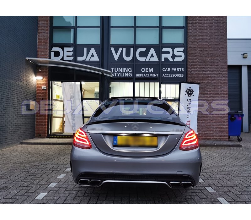 C63 AMG Look Rear bumper for Mercedes Benz C-Class W205