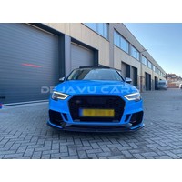 RS3 Look Kühlergrill Black Edition für Audi A3 8V