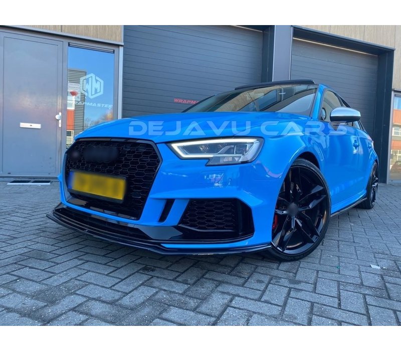 RS3 Look Kühlergrill Black Edition für Audi A3 8V / S line / S3