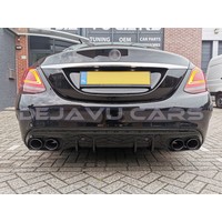 Facelift C43 AMG Look Diffuser for Mercedes Benz C-Class W205 / S205