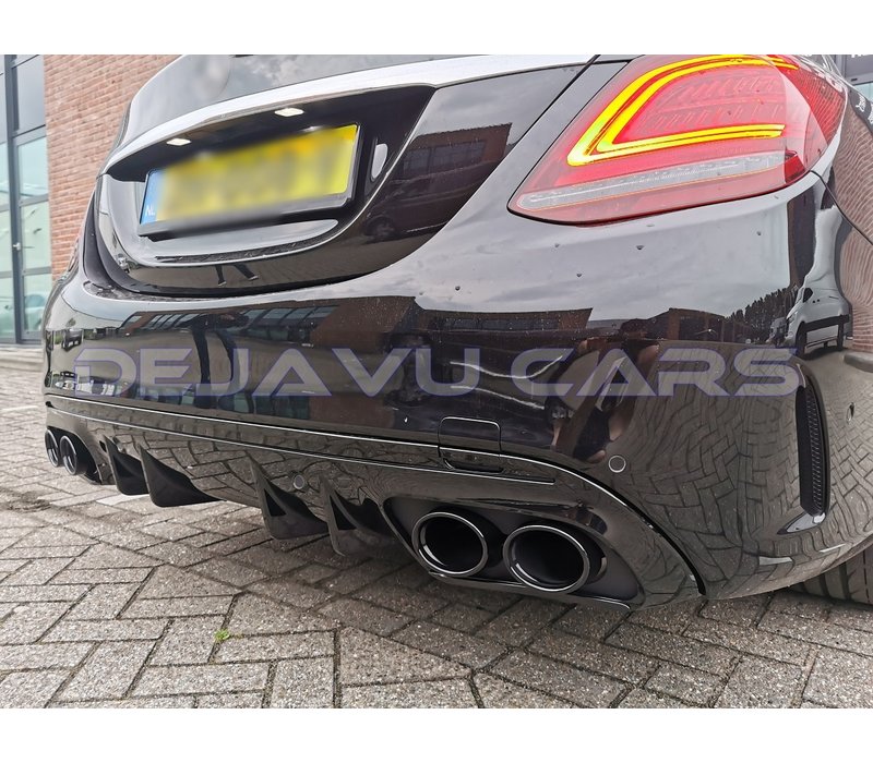 Facelift C43 AMG Look Diffuser for Mercedes Benz C-Class W205 / S205