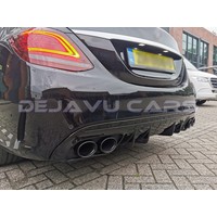 Facelift C43 AMG Look Diffuser for Mercedes Benz C-Class W205 / S205