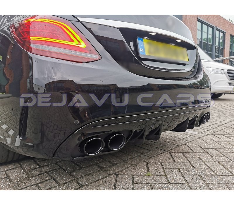 Facelift C43 AMG Look Diffuser for Mercedes Benz C-Class W205 / S205