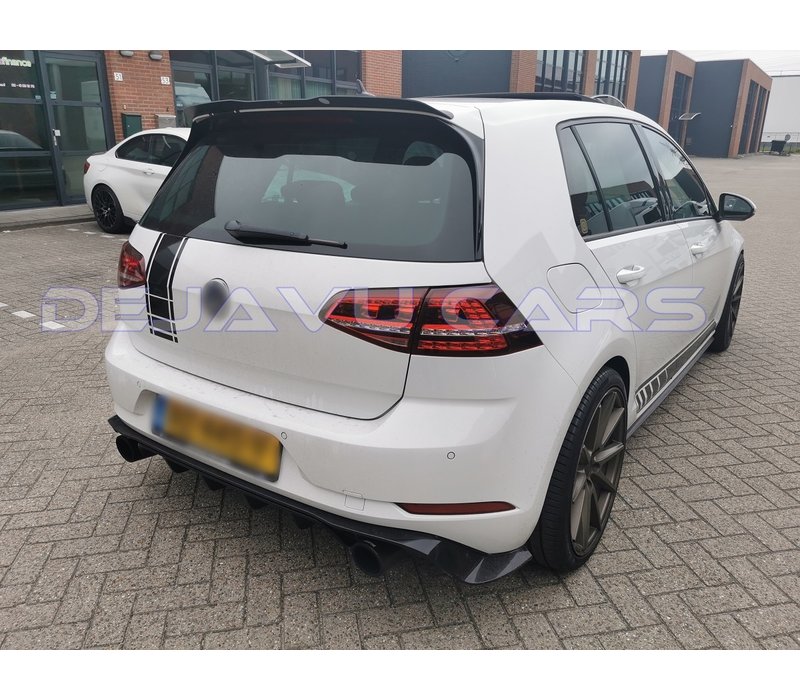 Dakspoiler Extension voor Volkswagen Golf 7 / 7.5 Facelift R / GTI / GTD / GTE