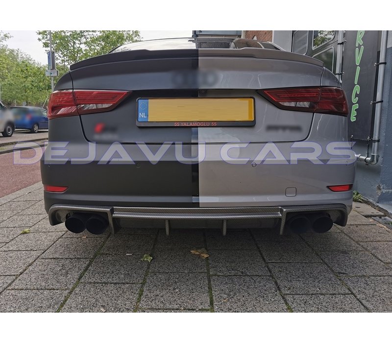 S3 Look Heckspoiler lippe für Audi A3 8V Limousine