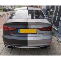 S3 Look Achterklep spoiler lip voor Audi A3 8V Sedan