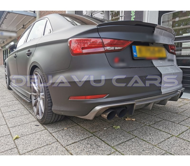 S3 Look Tailgate spoiler lip for Audi A3 8V Sedan