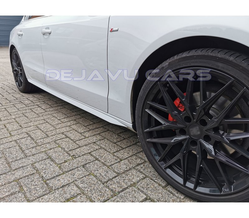S line Look Side Skirts for Audi A4 A5 A6