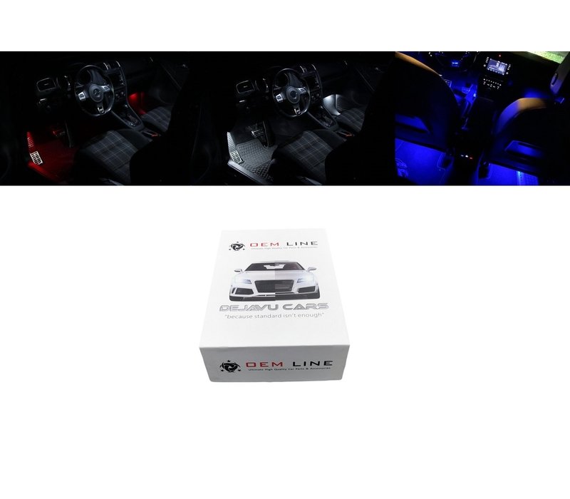 LED Footwell Lighting Kit | Blue, Red or White for Volkswagen Golf 7 GTI / GTD / GTE / R20