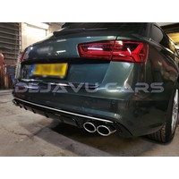 S6 Look Diffuser Black Edition for Audi A6 C7.5 Facelift