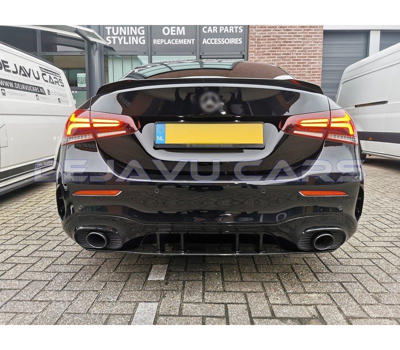 A35 AMG Look Tailgate spoiler lip for Mercedes Benz A-Class V177 Sedan