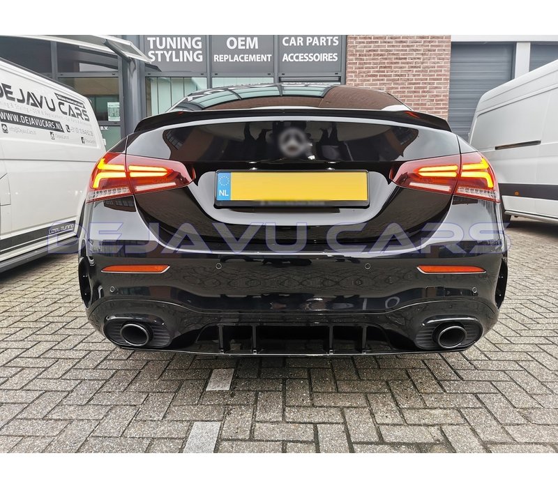 A35 AMG Look Diffuser voor Mercedes Benz A-Klasse V177 Sedan