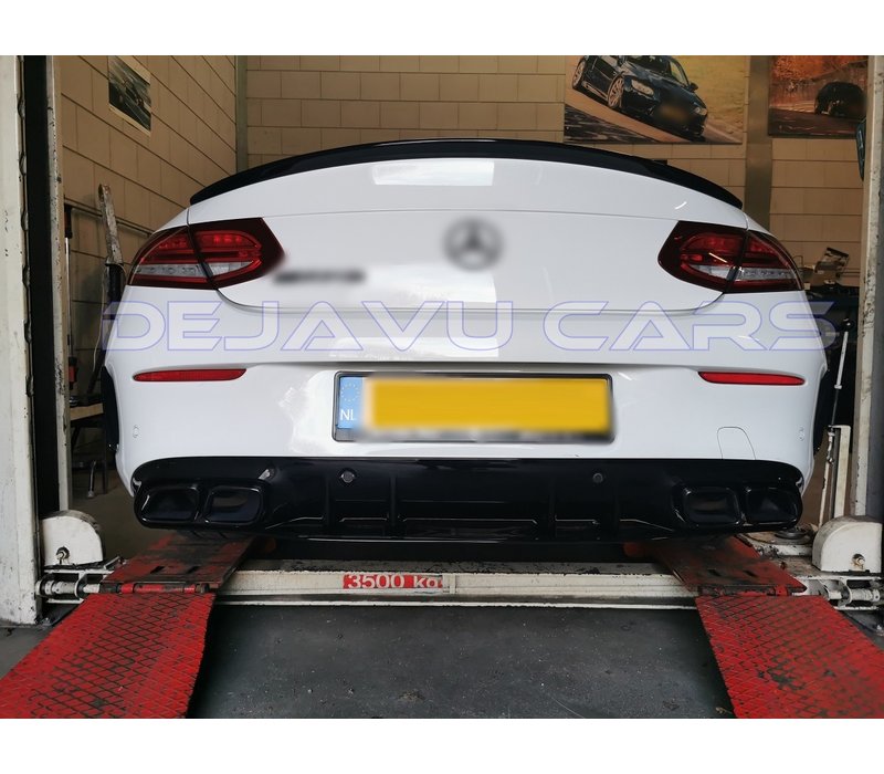 C63 AMG Look Diffuser voor Mercedes Benz C Klasse C205 A205