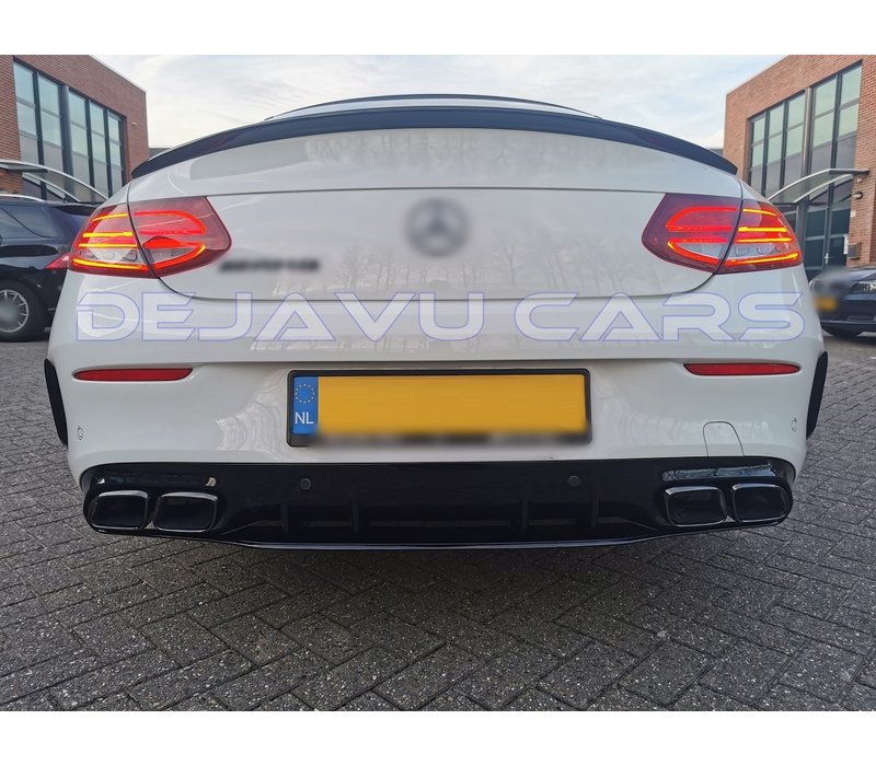 C63 AMG Look Diffuser voor Mercedes Benz C Klasse C205 A205
