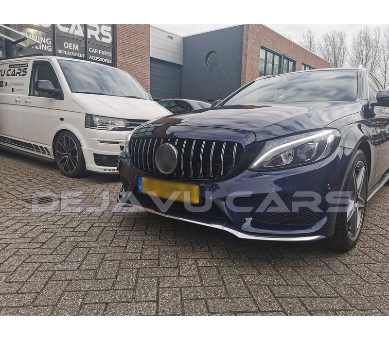 AMG Look Front Grill voor Mercedes Benz C Klasse W205 S205