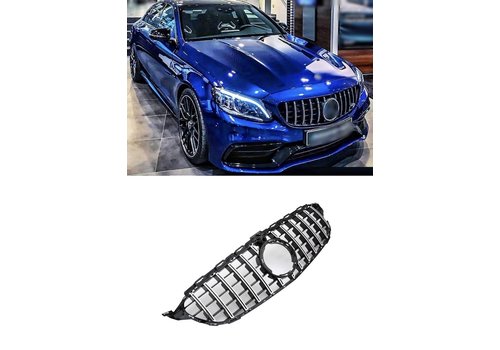 OEM Line ® GT-R Panamericana Look Front Grill  for Mercedes Benz C-Class W205 Facelift