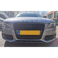 RS4 Look Front Grill Black Edition voor Audi A4 B8