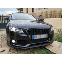 RS4 Look Kühlergrill Black Edition für Audi A4 B8