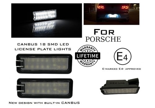 OEM Line ® LED License Plate Lights for Porsche