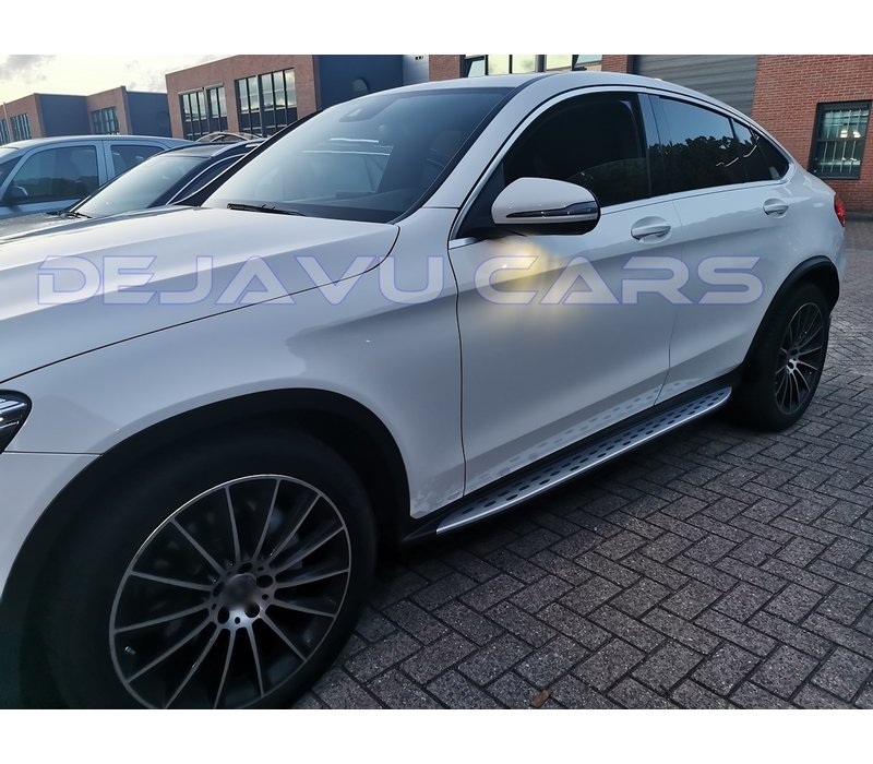 Running boards set for Mercedes Benz GLC Class X253 SUV & C253 Coupe