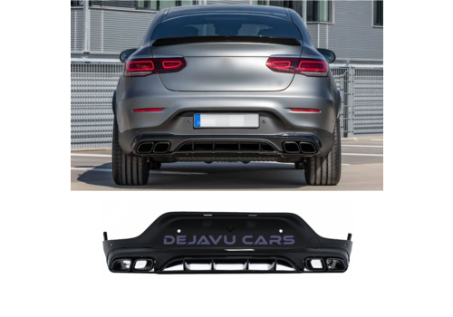 OEM Line ® Facelift GLC 63 AMG Look Diffuser voor Mercedes Benz GLC C253 Coupe