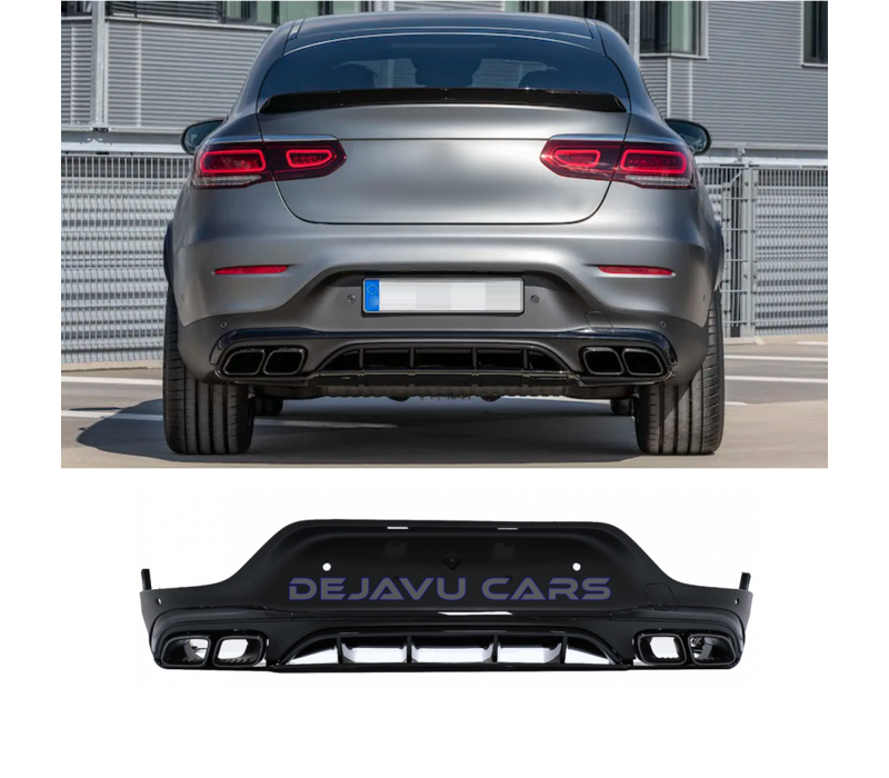 Facelift GLC 63 AMG Look Diffuser for Mercedes Benz GLC C253 Coupe