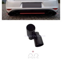 Black Exhaust tips for Volkswagen Golf 6 GTI & Golf 7 GTI