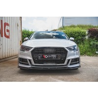 Front splitter V.3 for Audi S3 8V / A3 8V S line Facelift Sedan