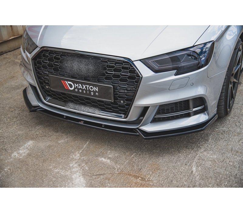 Front splitter V.3 für Audi S3 8V / A3 8V S line Facelift Limousine