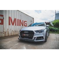 Front splitter V.3 voor Audi S3 8V / A3 8V S line Facelift Sedan