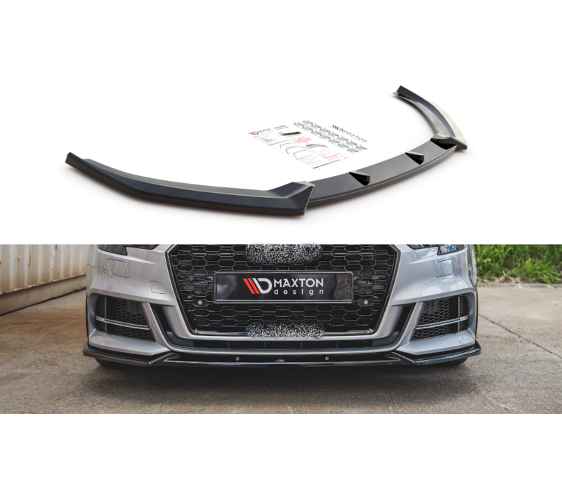 Front splitter V.3 for Audi S3 8V / A3 8V S line Facelift Sedan