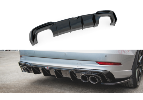 Maxton Design Aggressive Diffuser for Facelift Audi A3 8V S line / S3