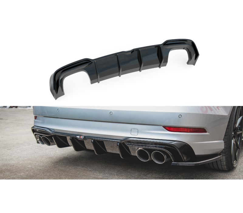 Aggressive Diffuser for Facelift Audi A3 8V S line / S3
