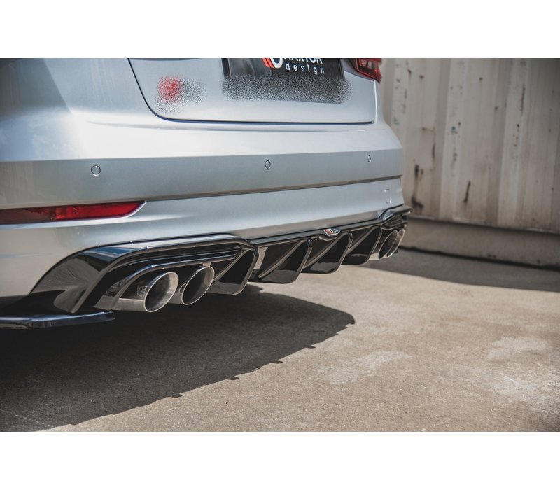 Aggressive Diffuser voor Facelift Audi A3 8V S line / S3