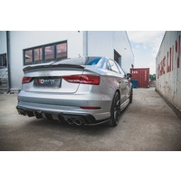 Aggressive Diffuser for Facelift Audi A3 8V S line / S3