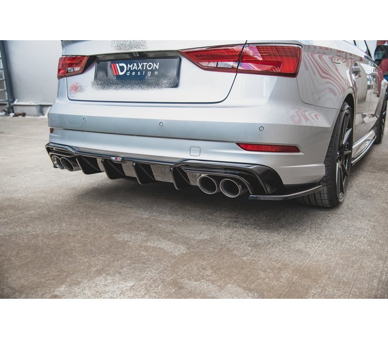 Aggressive Diffuser for Facelift Audi A3 8V S line / S3