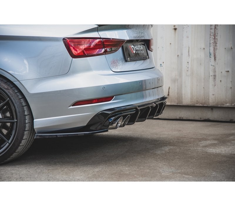 Rear Side splitter for Facelift  Audi A3 8V S line / S3