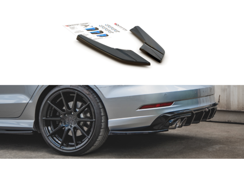 Maxton Design Rear Side splitter for Facelift  Audi A3 8V S line / S3