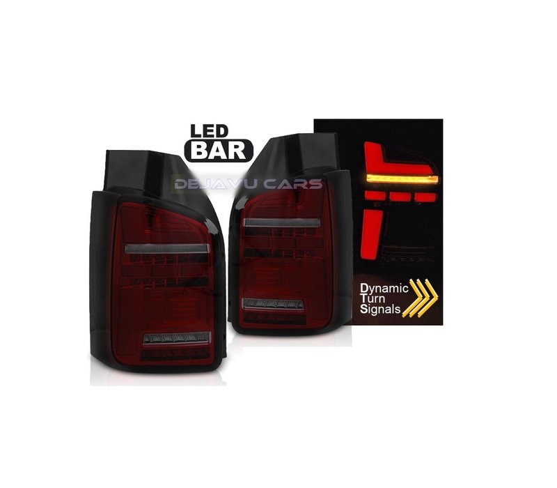 T6.1 Look Dynamic LED Tail Lights for Volkswagen Transporter T5.1