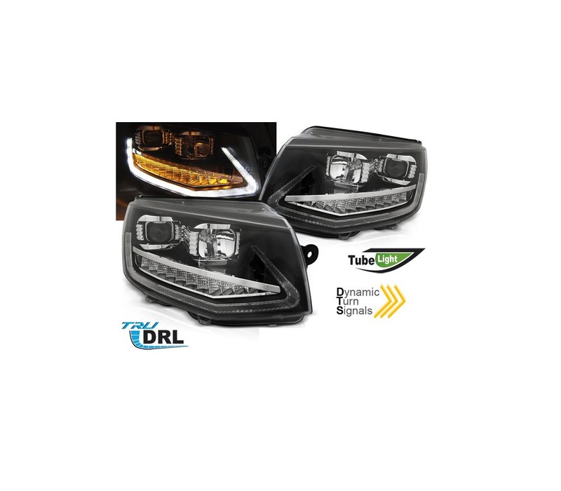 Xenon Look Dynamic LED  Headlights for Volkswagen Transporter T6