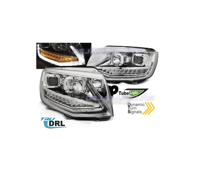 Xenon Look Dynamic LED  Headlights for Volkswagen Transporter T6