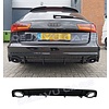 RS6 Look Diffuser voor Audi A6 C7.5 Facelift S line / S6