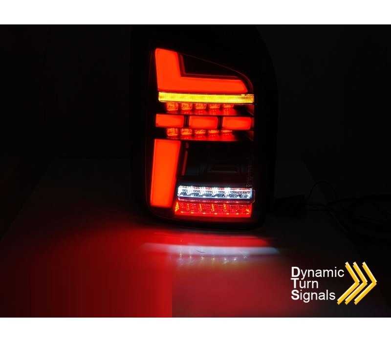 T6.1 Look Dynamic LED Tail Lights for Volkswagen Transporter T6 (2-rear doors)